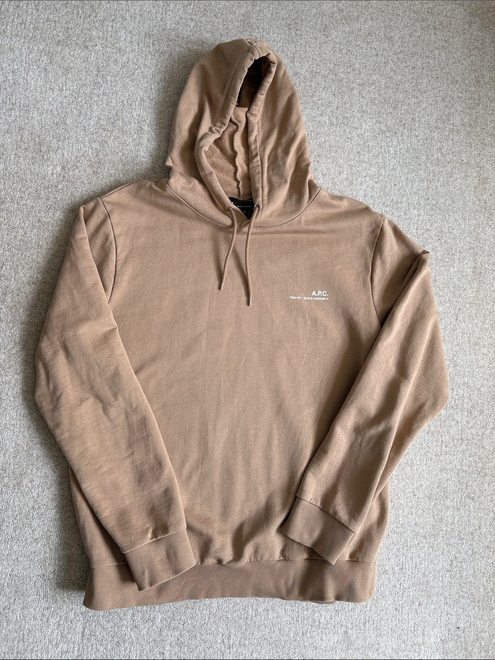 A.P.C. Item 001 - Rue Madame Paris SS21 Collection Pullover Hoodie - Unisex